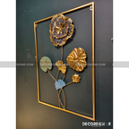 Imported Premium Quality Metal Flower Frame – Elegant Decorative Wall Art