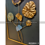 Imported Premium Quality Metal Flower Frame – Elegant Decorative Wall Art