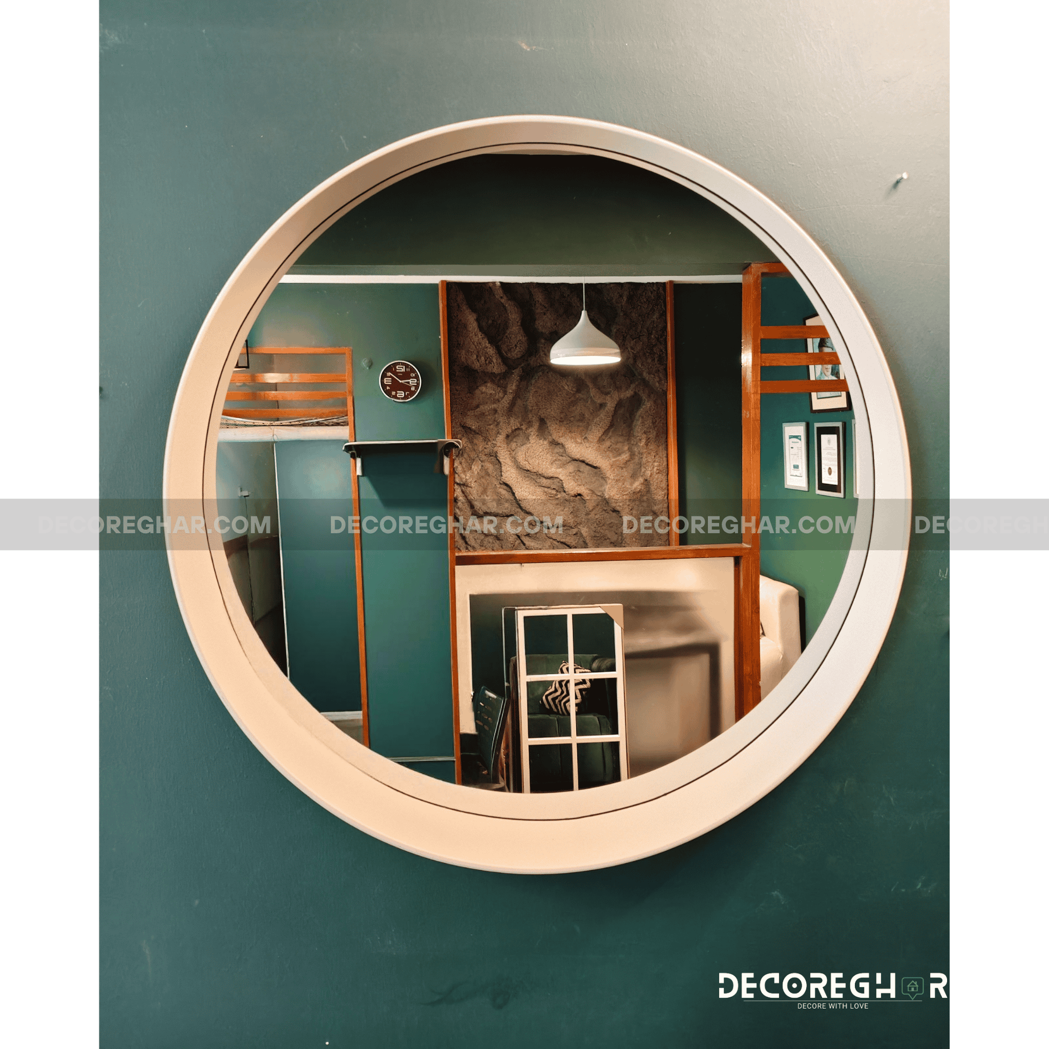 Modern Round Wall Mirror - MADDILYN