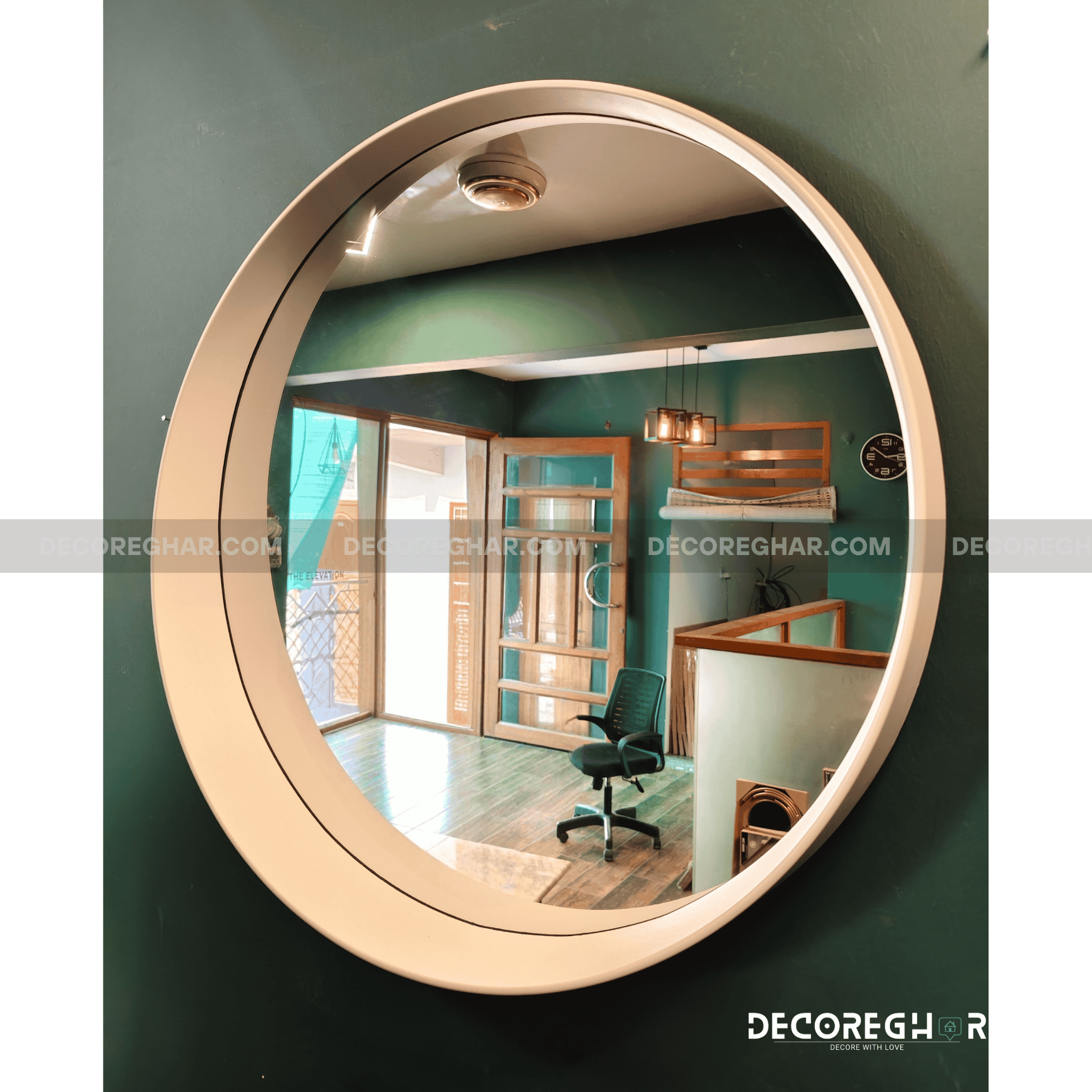 Modern Round Wall Mirror - MADDILYN