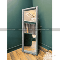 Luxurious Plush Velvet Full-Length Mirror – Versatile Floor & Wall Design