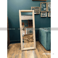 Luxurious Plush Velvet Full-Length Mirror – Versatile Floor & Wall Design