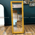 Luxurious Plush Velvet Full-Length Mirror – Versatile Floor & Wall Design