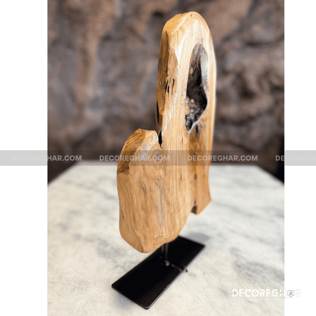 Natural Edge Irregular Root Sculpture ( Cedar Wood )