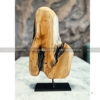 Natural Edge Irregular Root Sculpture ( Cedar Wood )