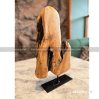 Natural Edge Irregular Root Sculpture ( Cedar Wood )