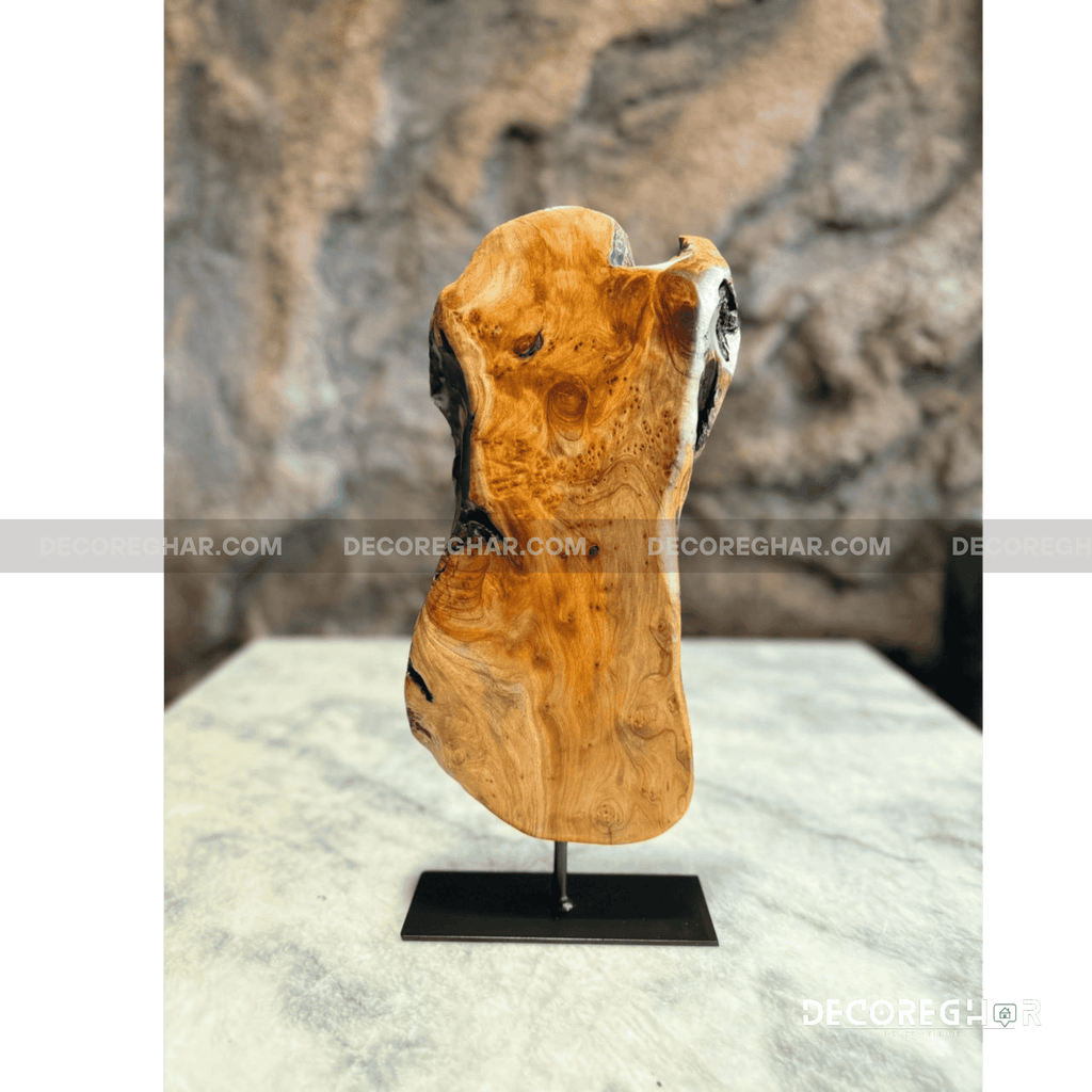 Natural Edge Irregular Root Sculpture ( Cedar Wood )