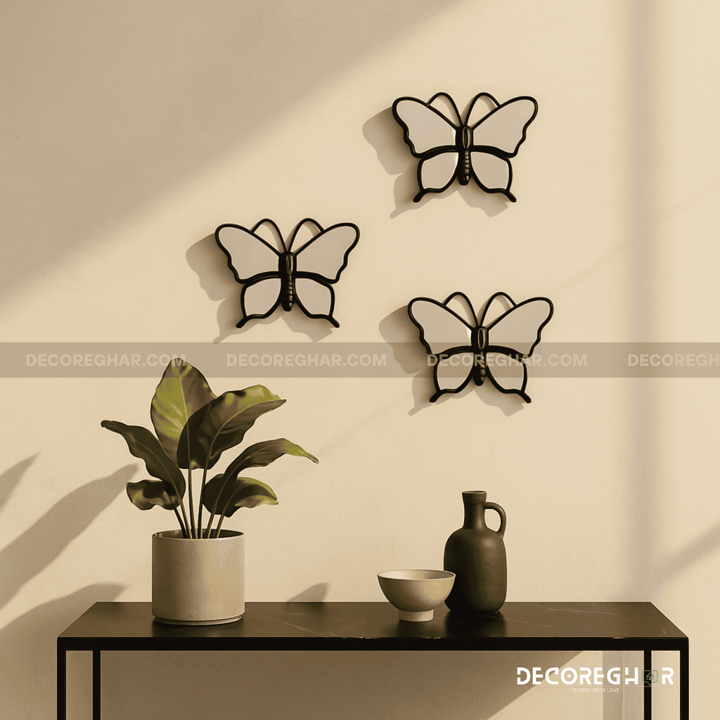 BUTTERFLY MIRRORS (SET OF THREE)