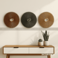 3-Piece Modern Sunburst Wall Set – Decorative Wall Art for Living Room, Bedroom & Office