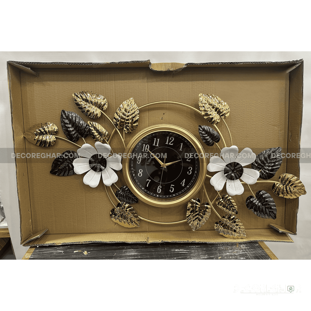 Roman Numeral Wall Clock - Sleek Modern Decor for Contemporary Homes