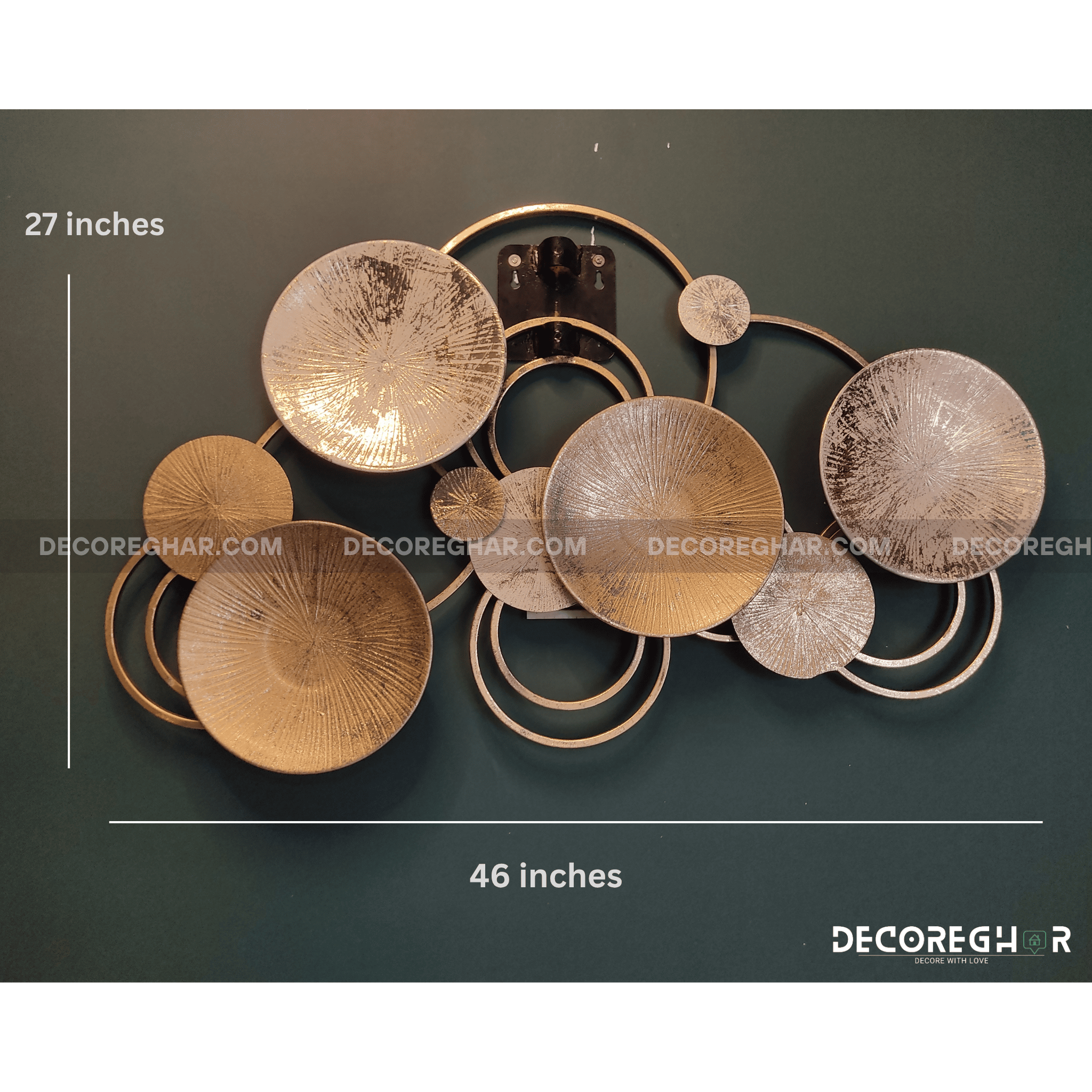 Modern Metal Wall Art || Minimalist Home Decor Inspiration