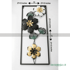 Imported Premium Quality Metal Flower Frame – Elegant Decorative Wall Art