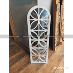 Moroccan Arch Windowpane Mirrors