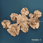 Metallic Floral Bloom Cluster Wall Art