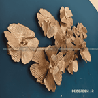 Metallic Floral Bloom Cluster Wall Art