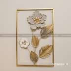 Imported Premium Quality Metal Flower Frame – Elegant Decorative Wall Art