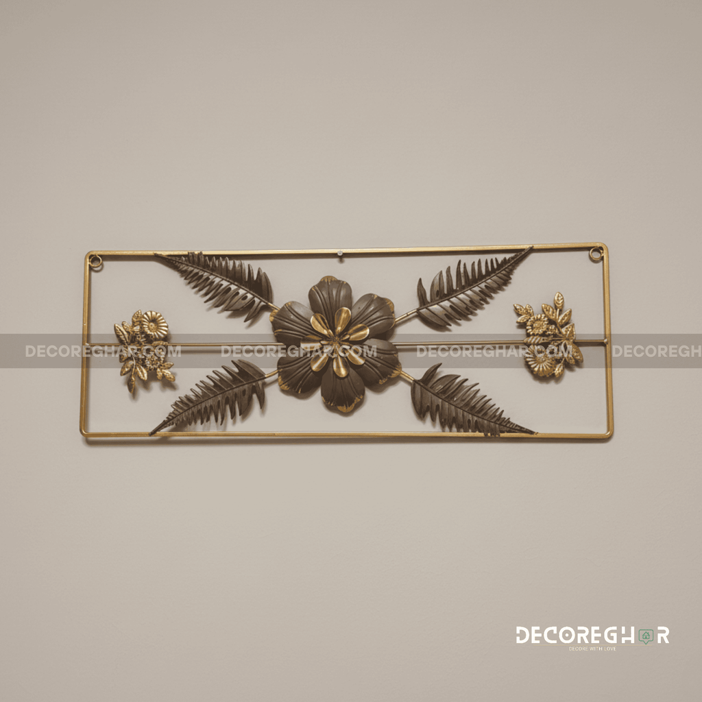 Imported Premium Quality Metal Flower Frame – Elegant Decorative Wall Art