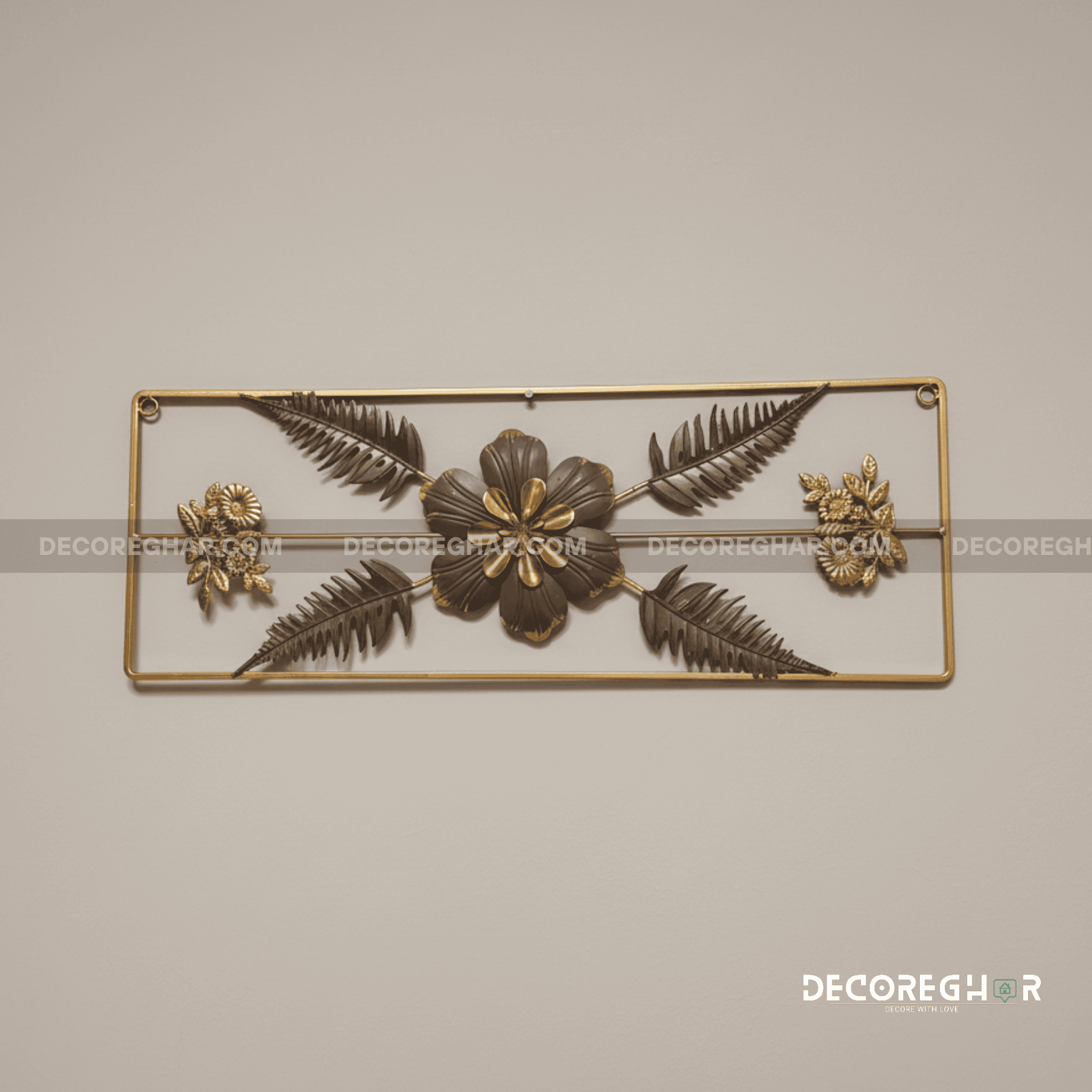 Imported Premium Quality Metal Flower Frame – Elegant Decorative Wall Art