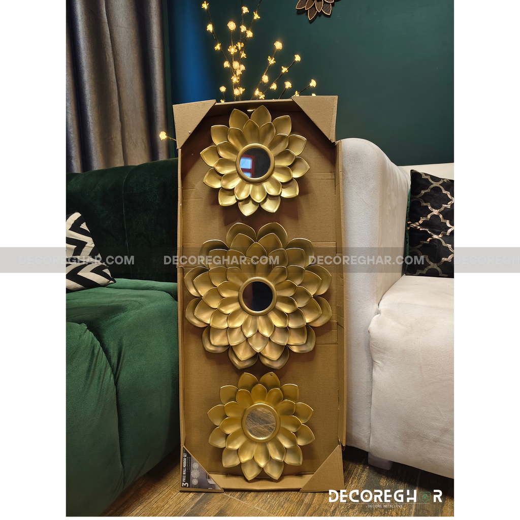 FLORET FRAME WITH MIRROR (SET OF THREE)