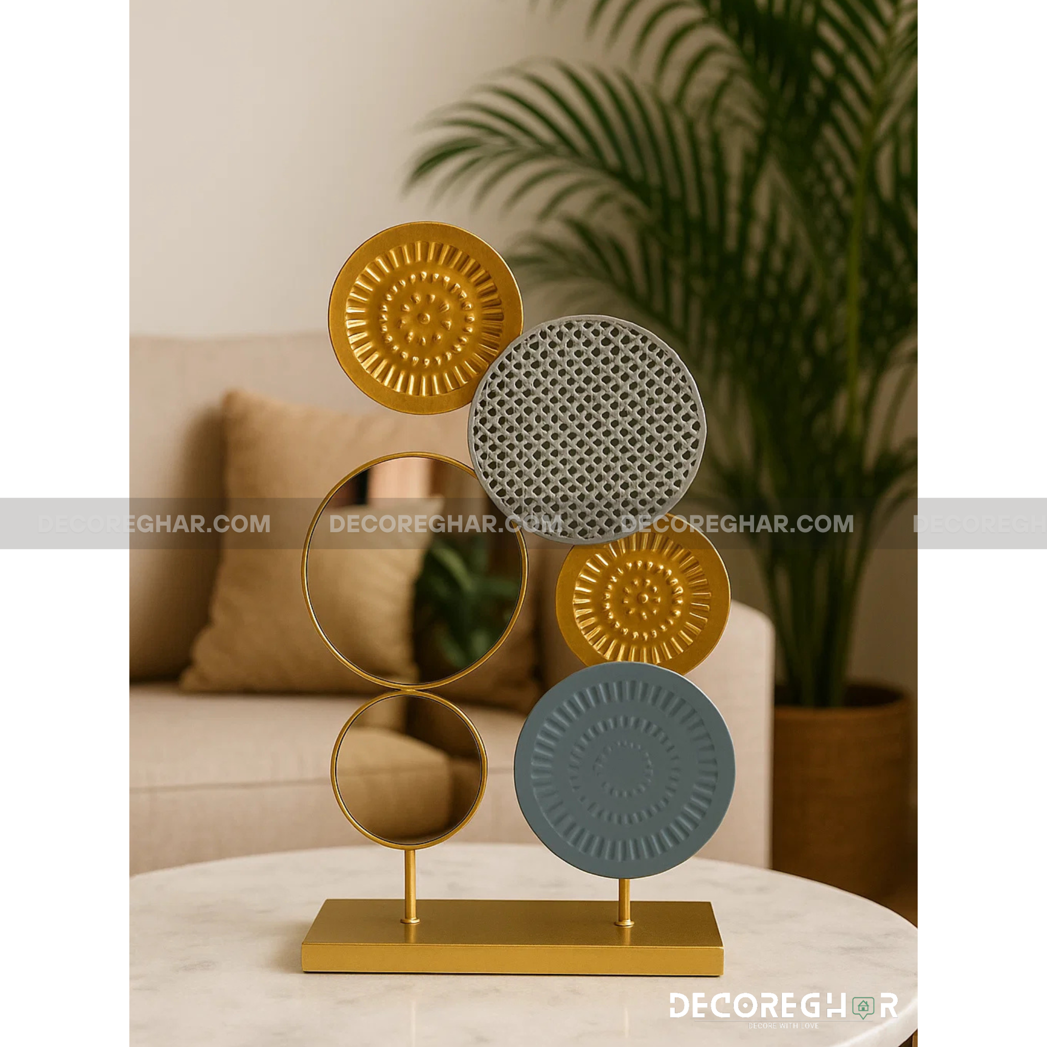 Modern Abstract Circle Disc Table