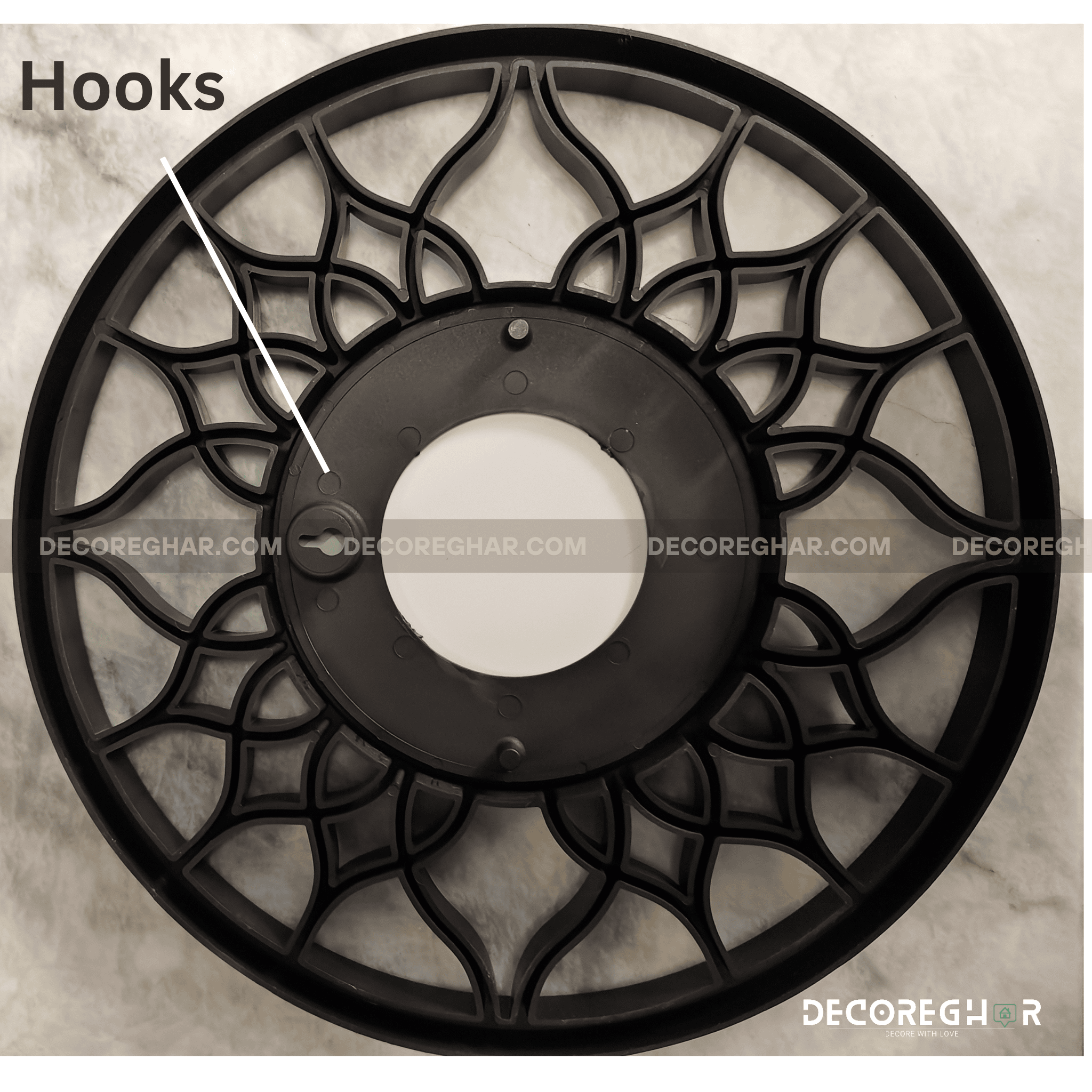 Elegant Round Wall Mirror Set – Decorative Modern Sunburst Design for Living Room
