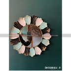 Metal round mirror