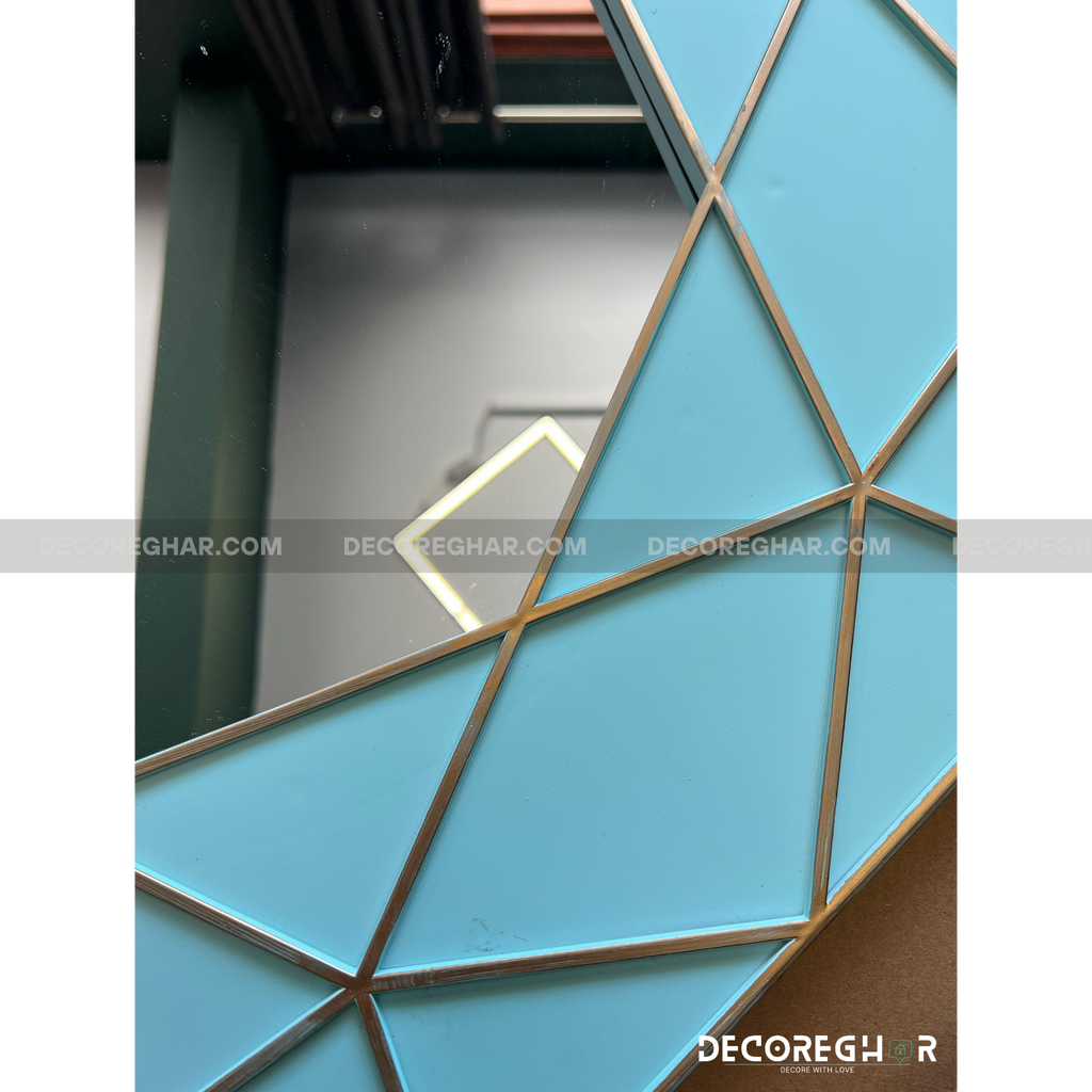 Onyx Octagon Mirror
