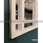 Modern Geometric Wall Mirrors – Set of 3 Decorative Square Mirrors for Living Room & Bedroom