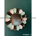 Metal round mirror