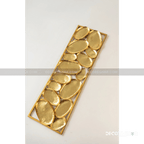 Golden Pebble Wall Art – Luxurious Metal Wall Décor