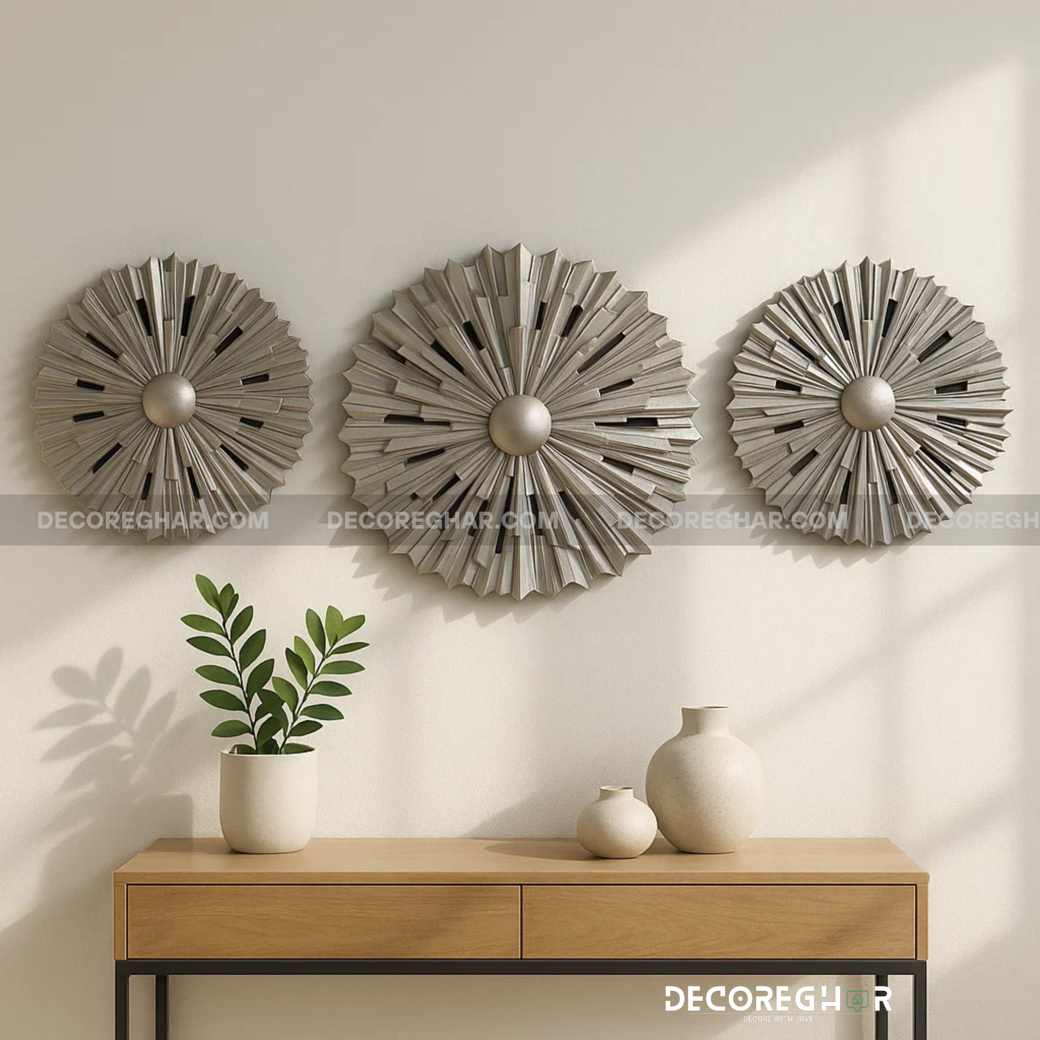 SPIKE ROUND FRAMES (SET OF THREE)