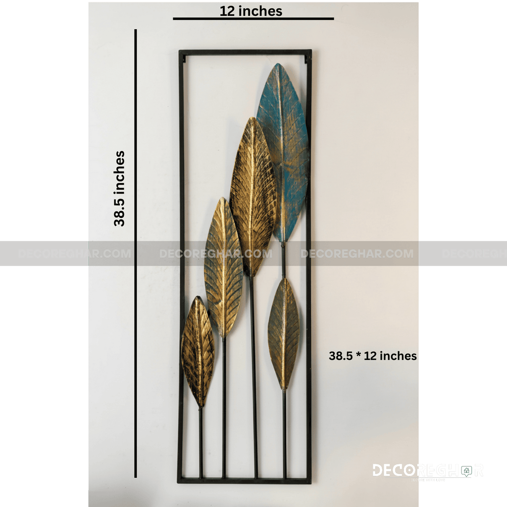 Multi-Tone Leaf Wall Art Panel
