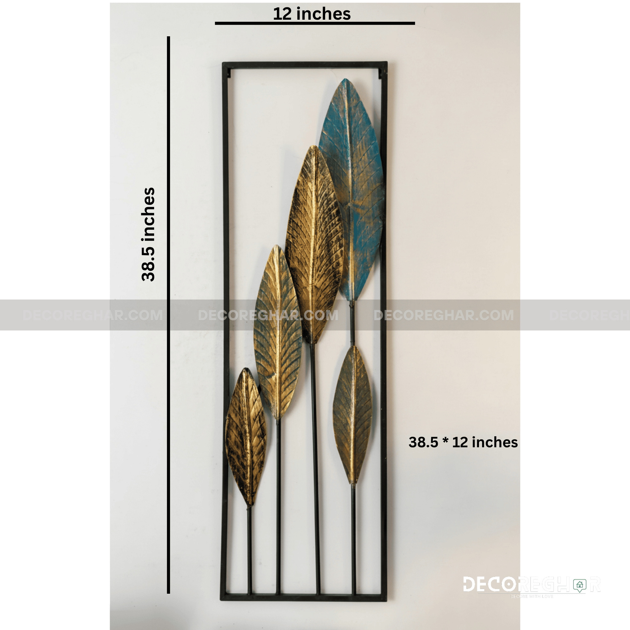 Multi-Tone Leaf Wall Art Panel