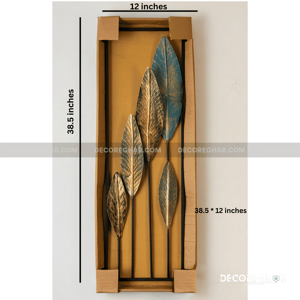 Multi-Tone Leaf Wall Art Panel