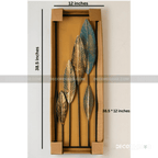 Multi-Tone Leaf Wall Art Panel