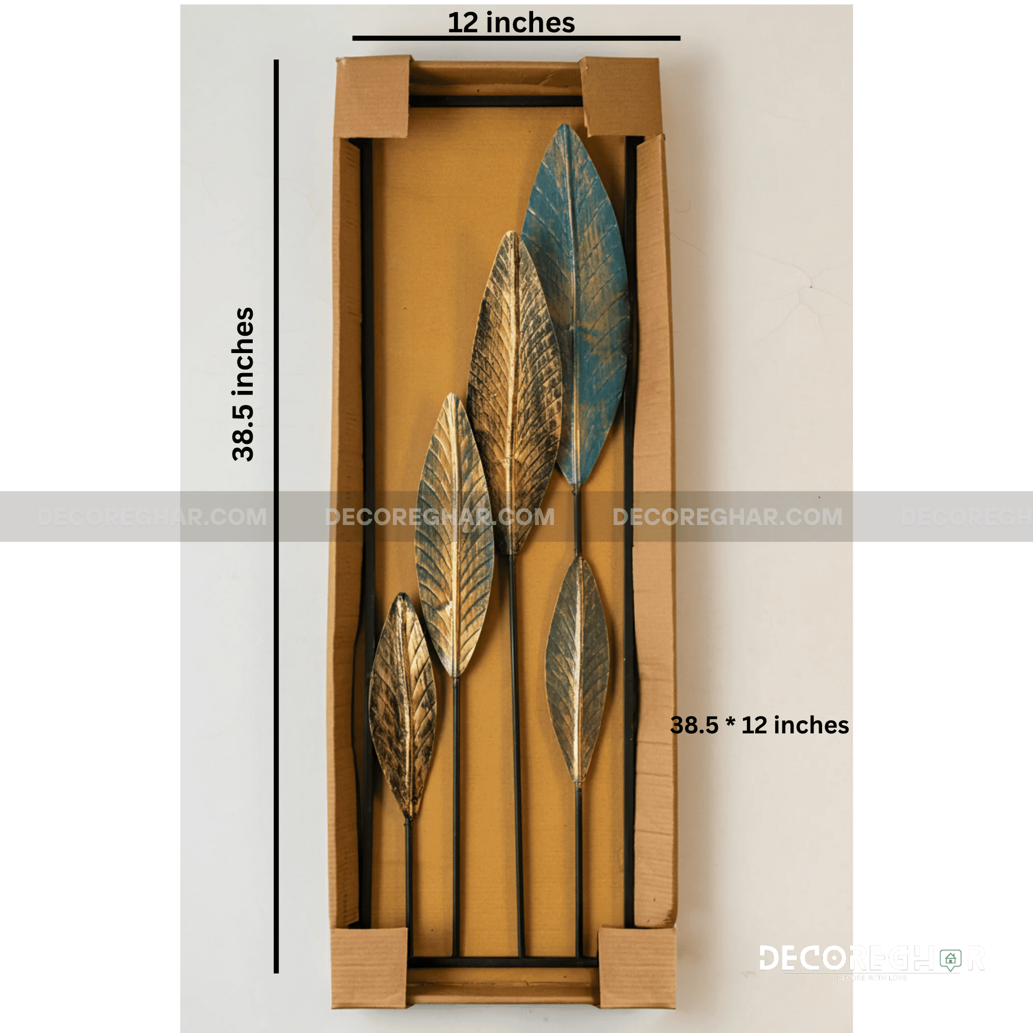 Multi-Tone Leaf Wall Art Panel