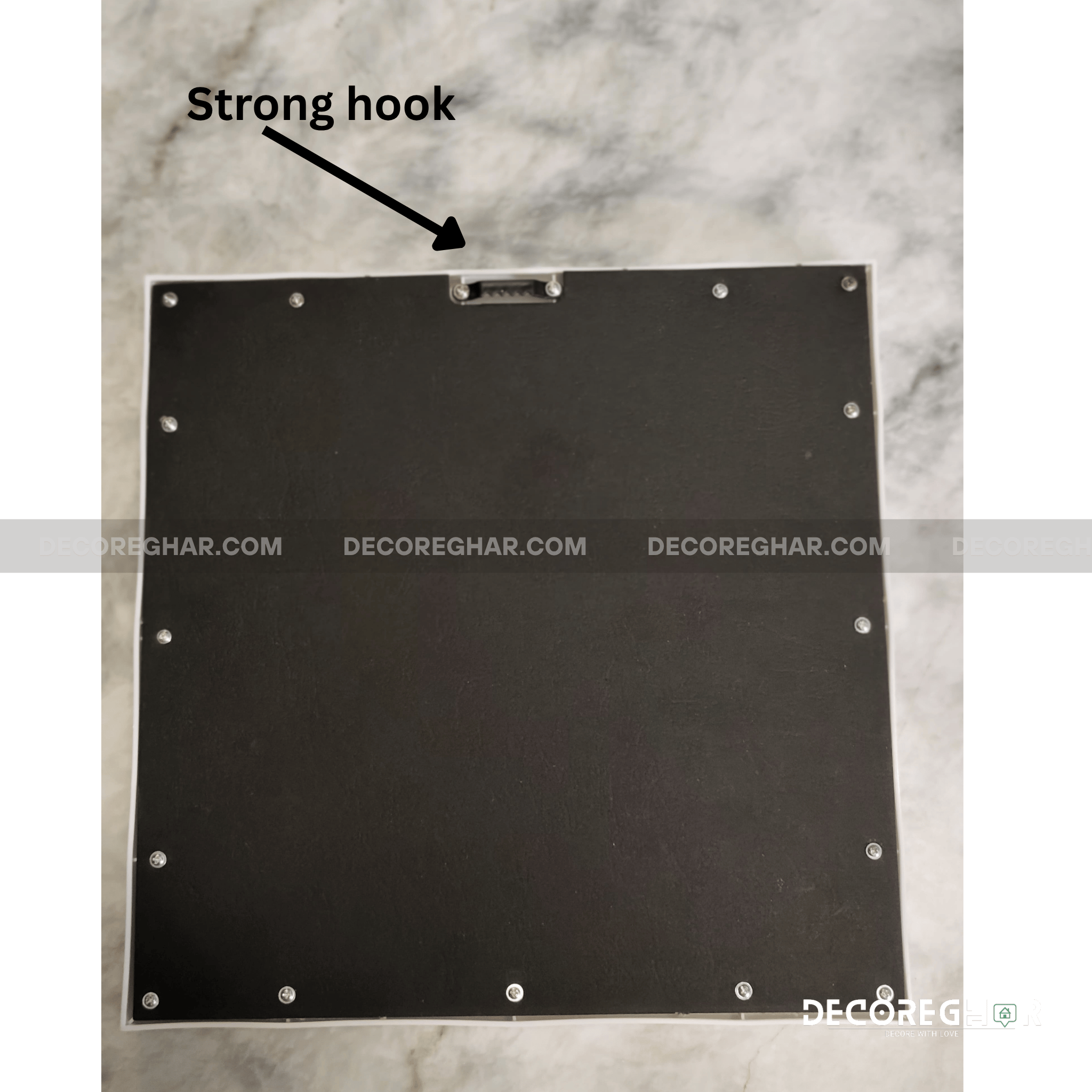 Modern Geometric Wall Mirrors – Set of 3 Decorative Square Mirrors for Living Room & Bedroom