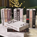 Luxury Fashion Designer Books  – Decorative Coffee Table Books for Elegant Home Décor (One piece)