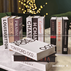 Luxury Fashion Designer Books  – Decorative Coffee Table Books for Elegant Home Décor (One piece)