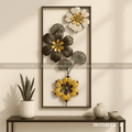 Imported Premium Quality Metal Flower Frame – Elegant Decorative Wall Art