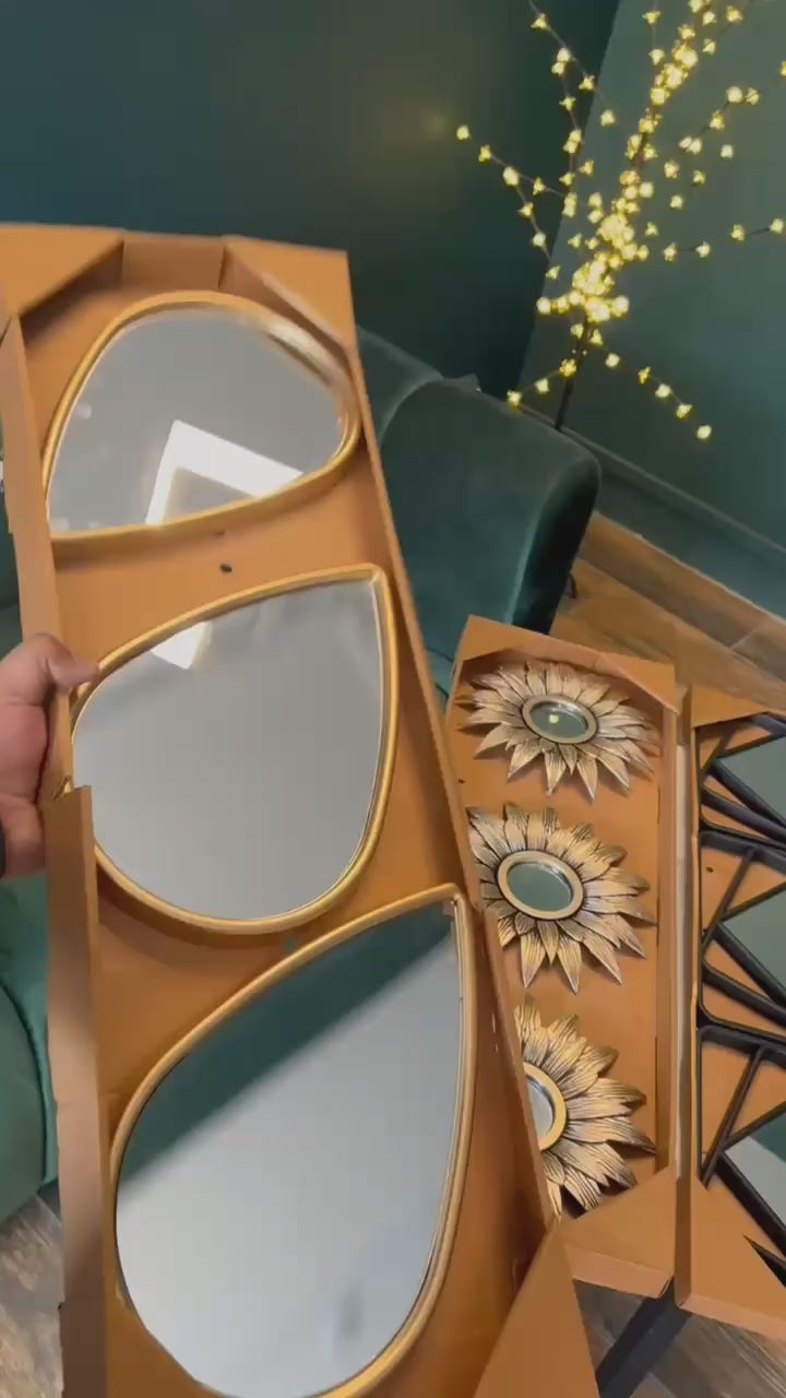 Oval Mirror (SET OF THREE)