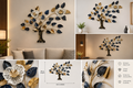 Metal Wall Art Tree
